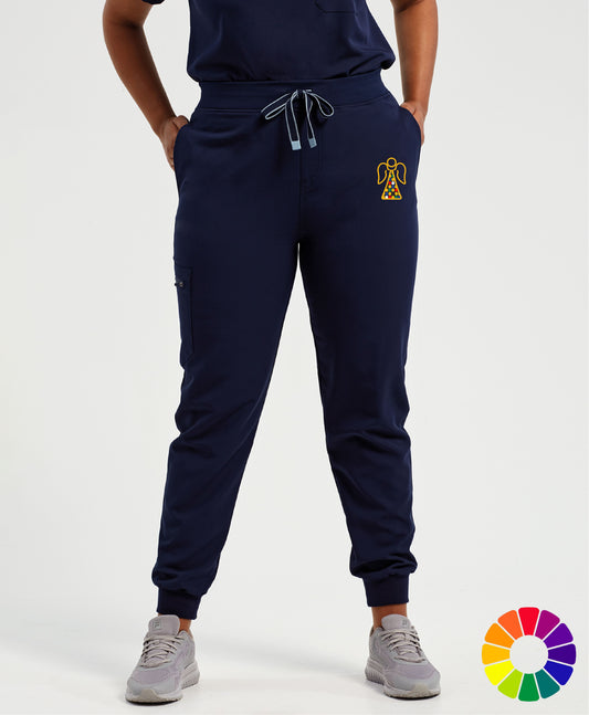 Angel Embroidered Ladies Stretch Jogger Pants [XS to 3XL]