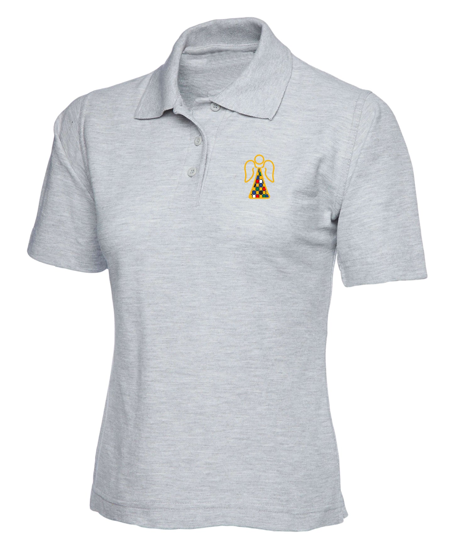 Angel Embroidered Ladies Fit Polo Shirt [XS to 4XL]