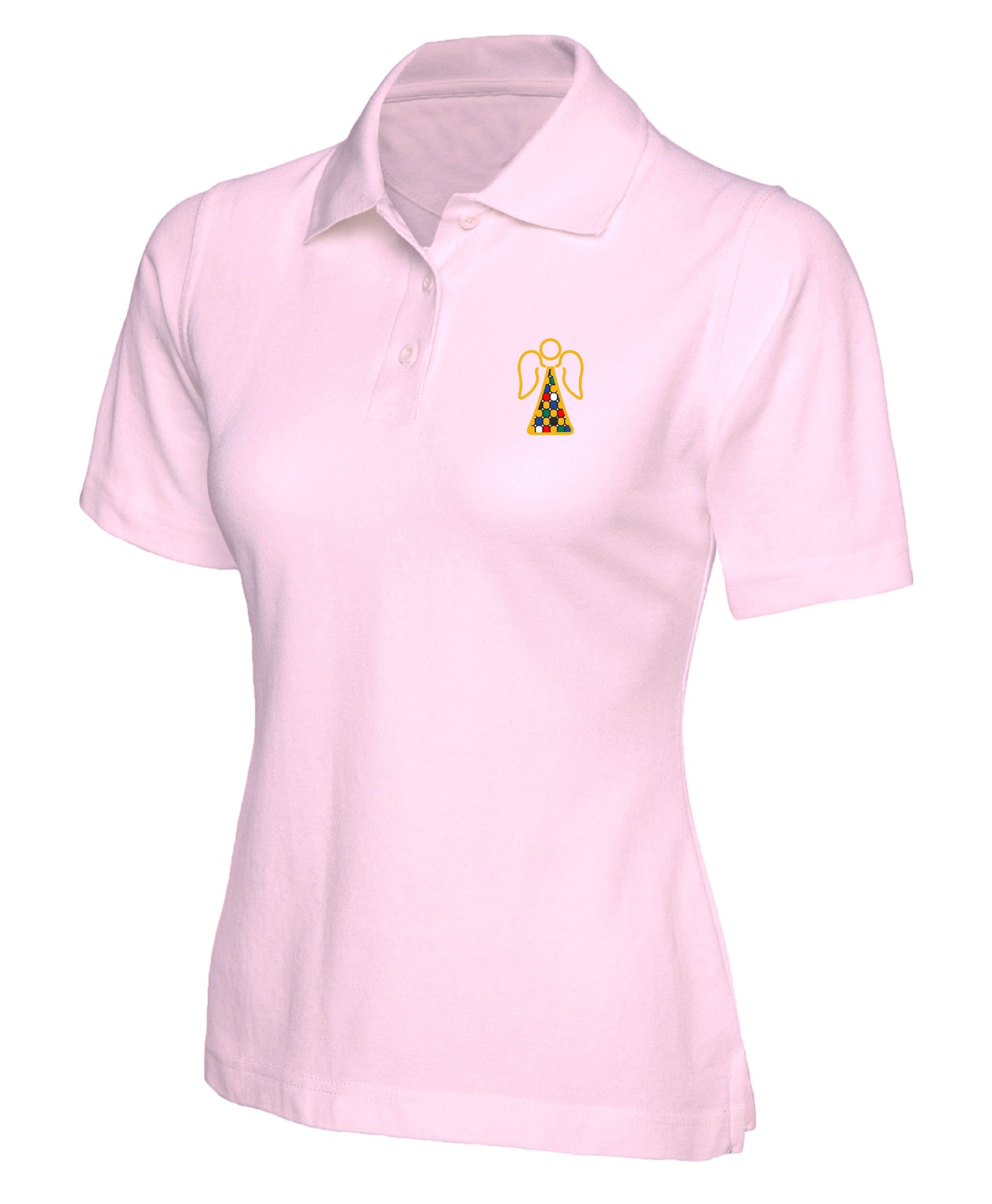 Angel Embroidered Ladies Fit Polo Shirt [XS to 4XL]