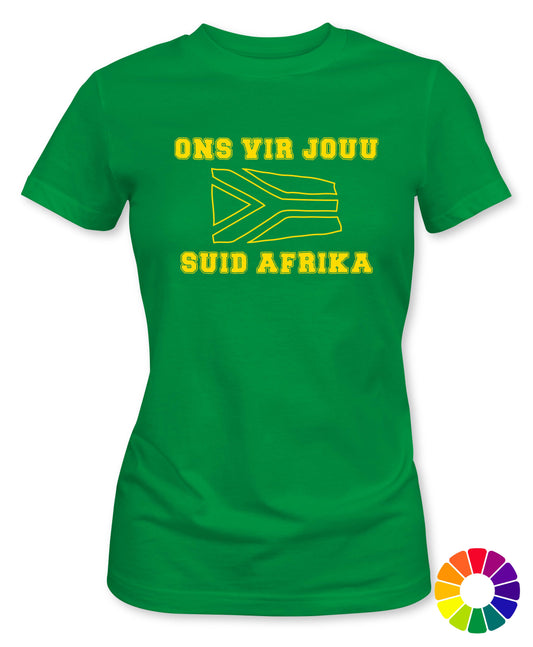 Ladies Fit Ons Vir Jou South Africa T-Shirt