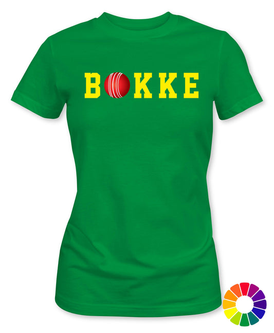 Ladies Fit Bokke Cricket T-Shirt