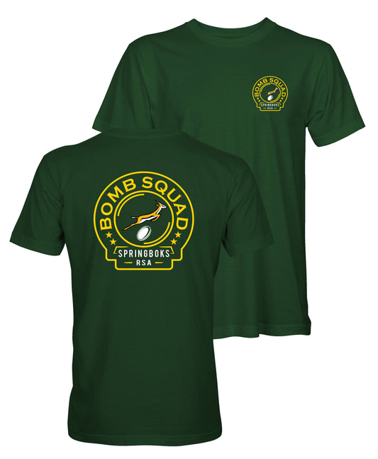 Mens Bomb Squad Logo Dual Print T-Shirt