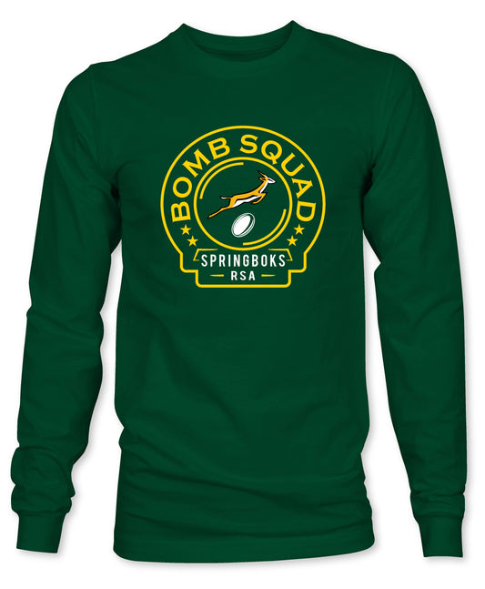 Mens Bomb Squad Logo Long Sleeve T-Shirt