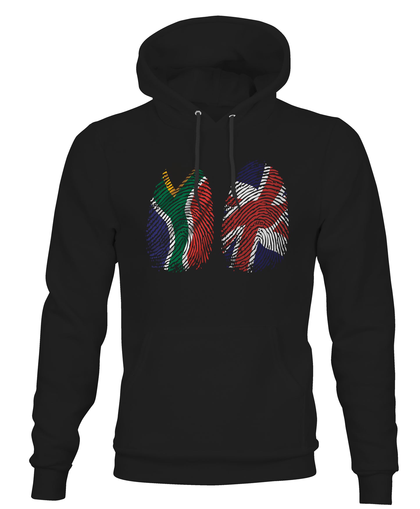 Unisex Dual SA/UK Fingerprints Hoodie