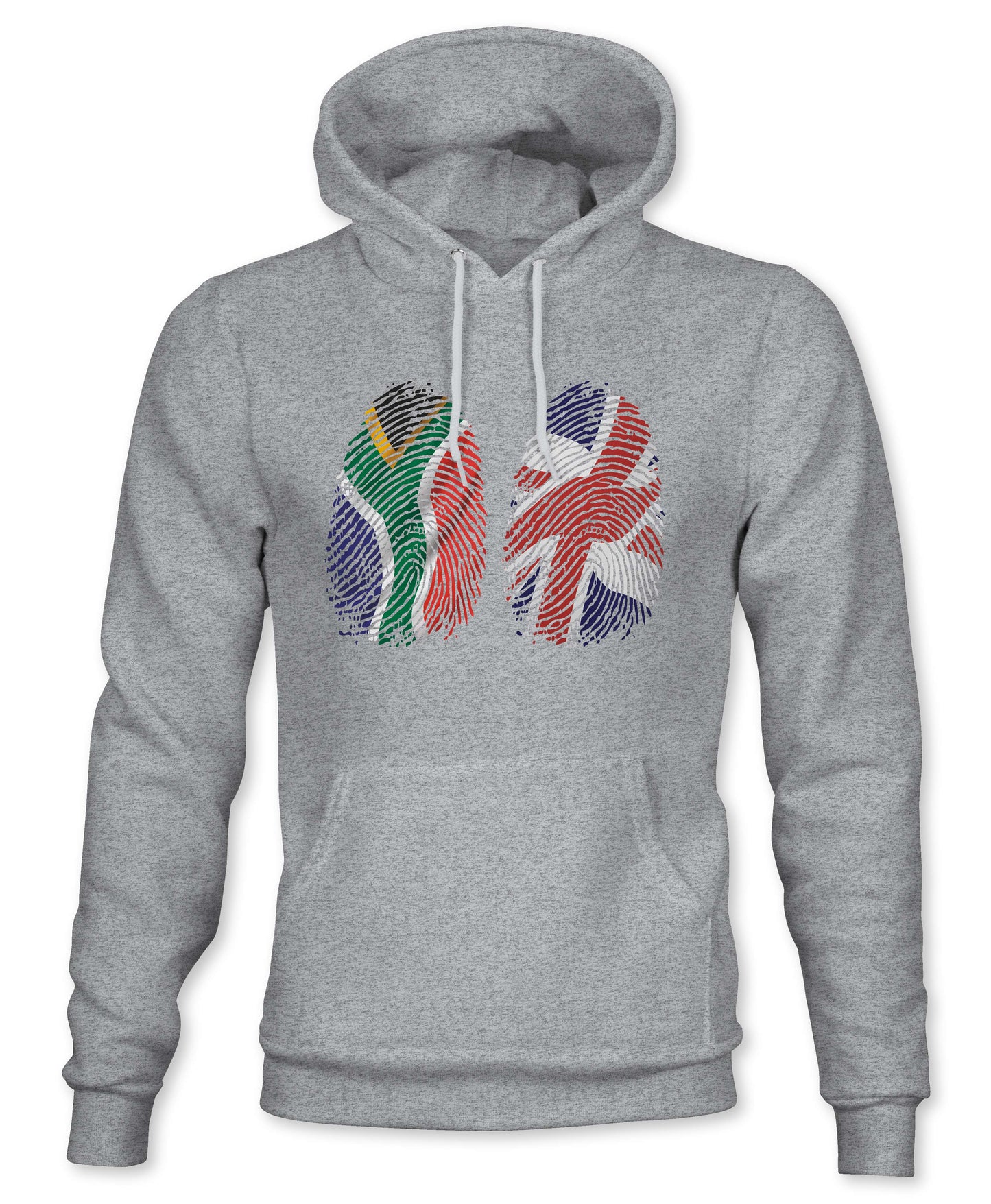 Unisex Dual SA/UK Fingerprints Hoodie