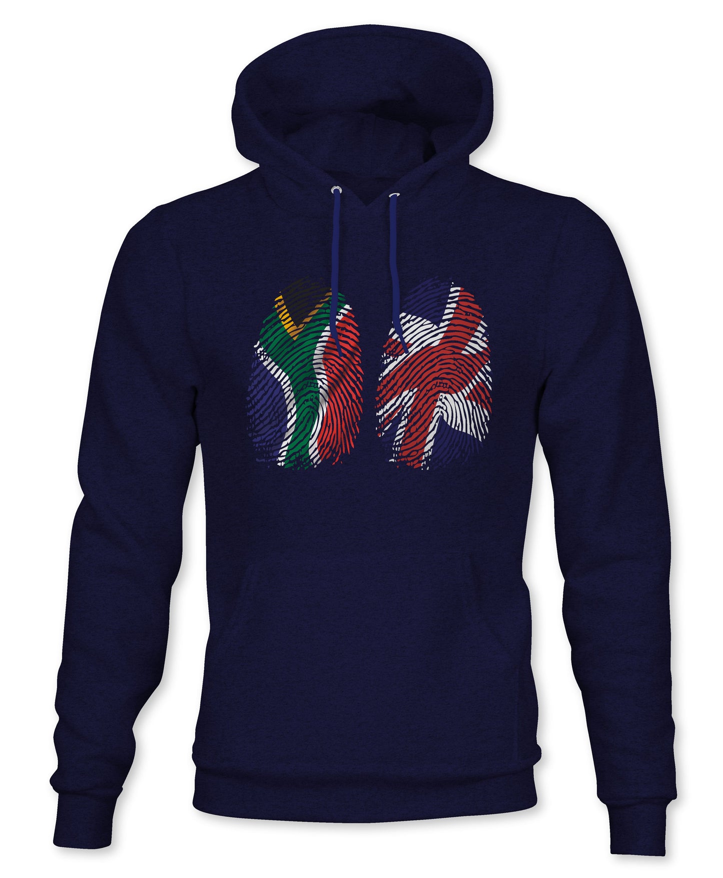 Unisex Dual SA/UK Fingerprints Hoodie