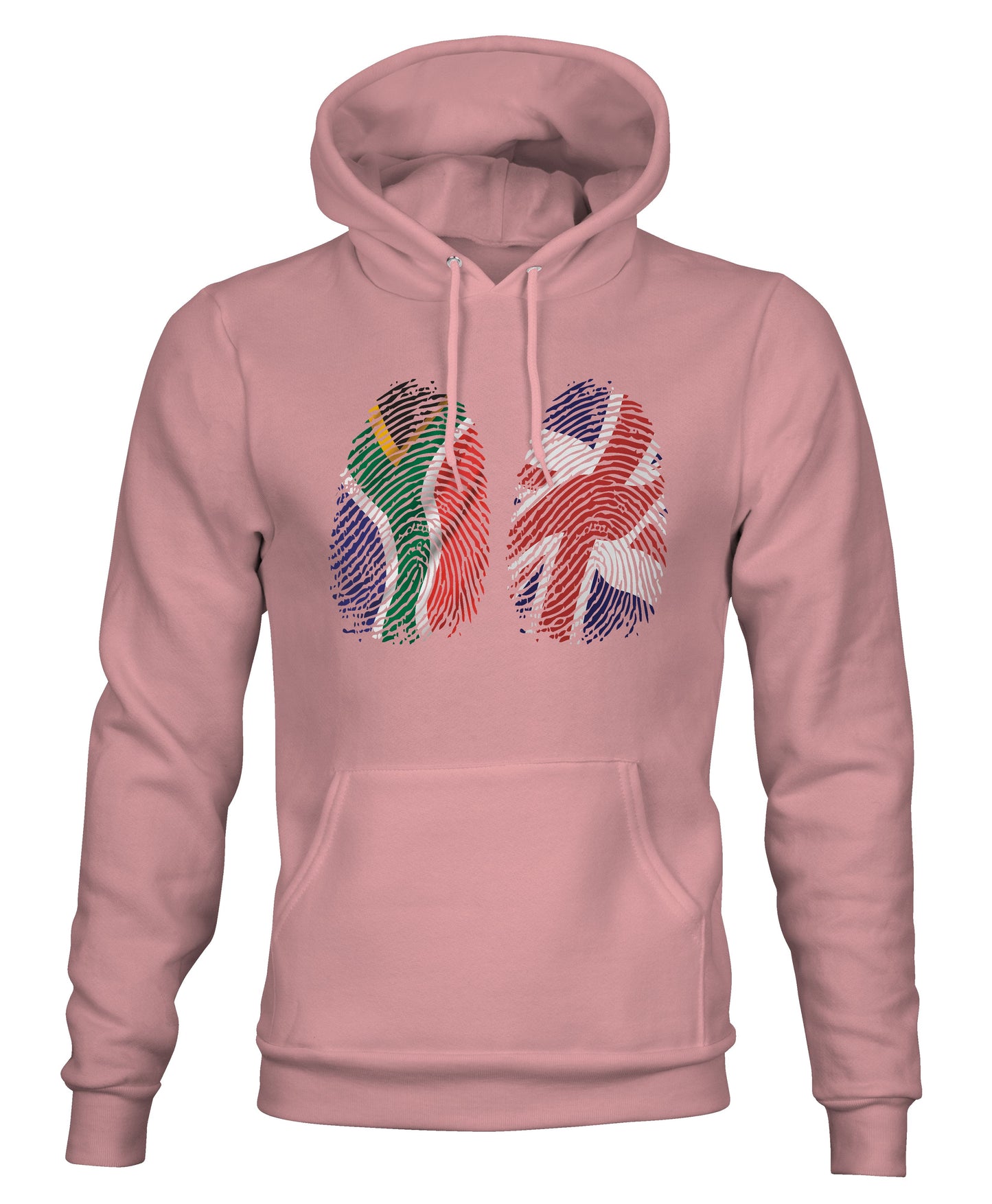 Unisex Dual SA/UK Fingerprints Hoodie