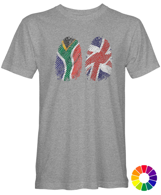 Unisex SA/UK Dual Fingerprints T-Shirt