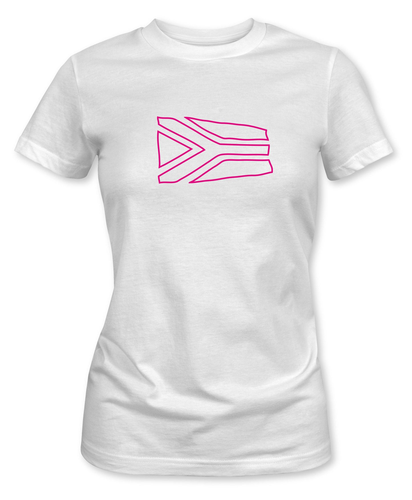 Ladies Fit Arty South African Flag T-Shirt