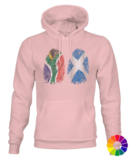 Unisex SA/SCOTLAND Dual Fingerprints Hoodie