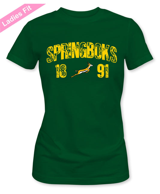 Ladies Fit Springboks 1891 T-Shirt