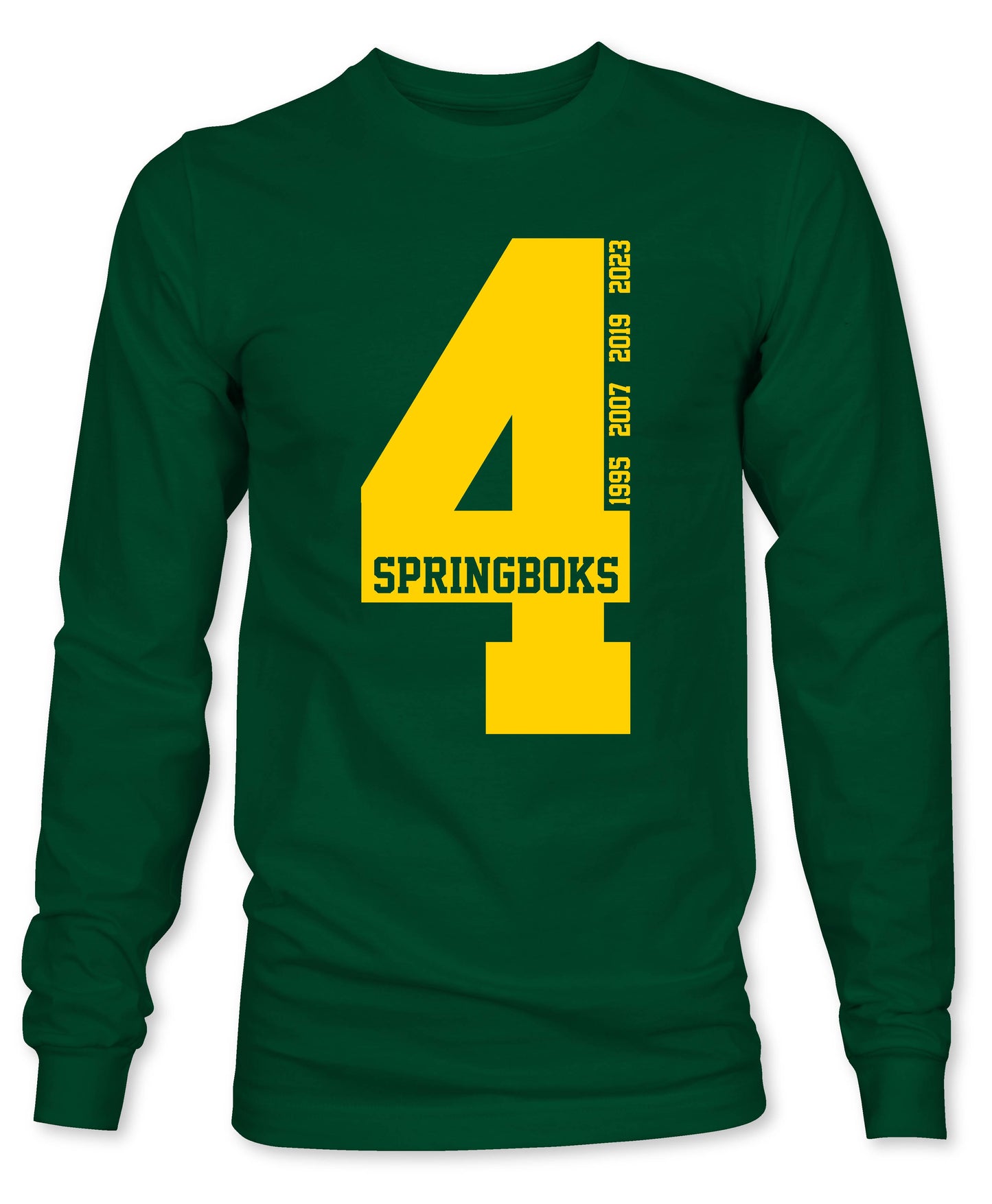 Mens Springbok 4 x Winners Long Sleeve T-Shirt