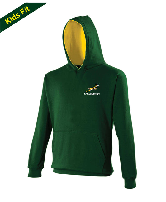 Springboks Kids Premium Contrast Printed Hoodie