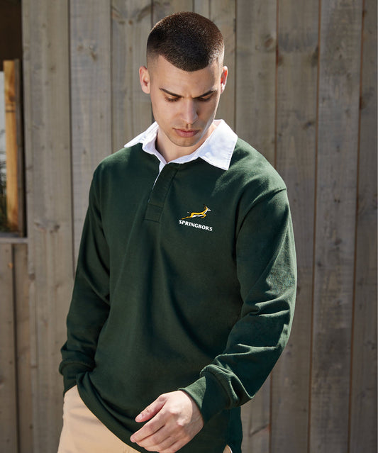 Retro Springboks Embroidered Rugby Shirt