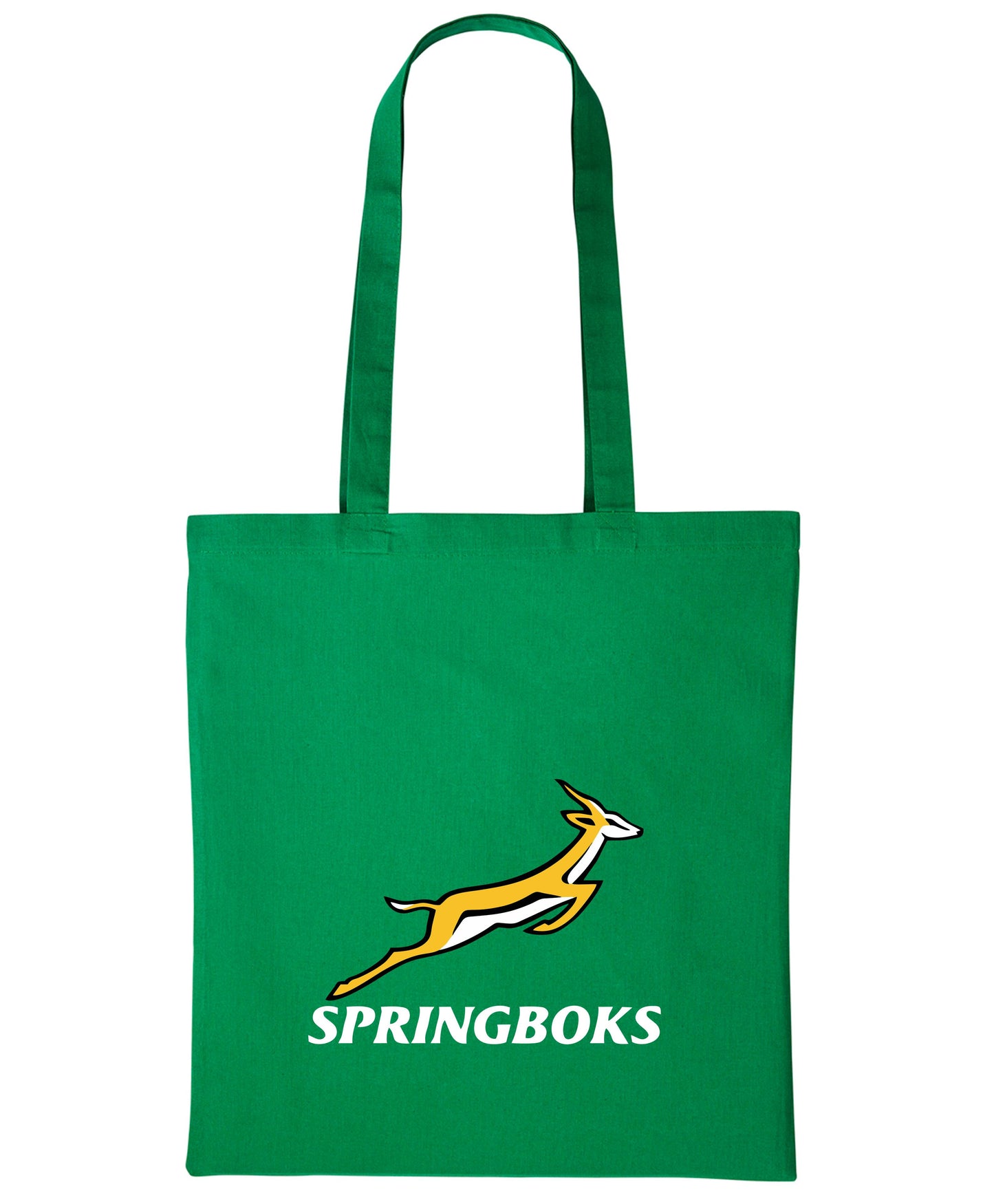 Long Handle Springboks Printed Tote Bag