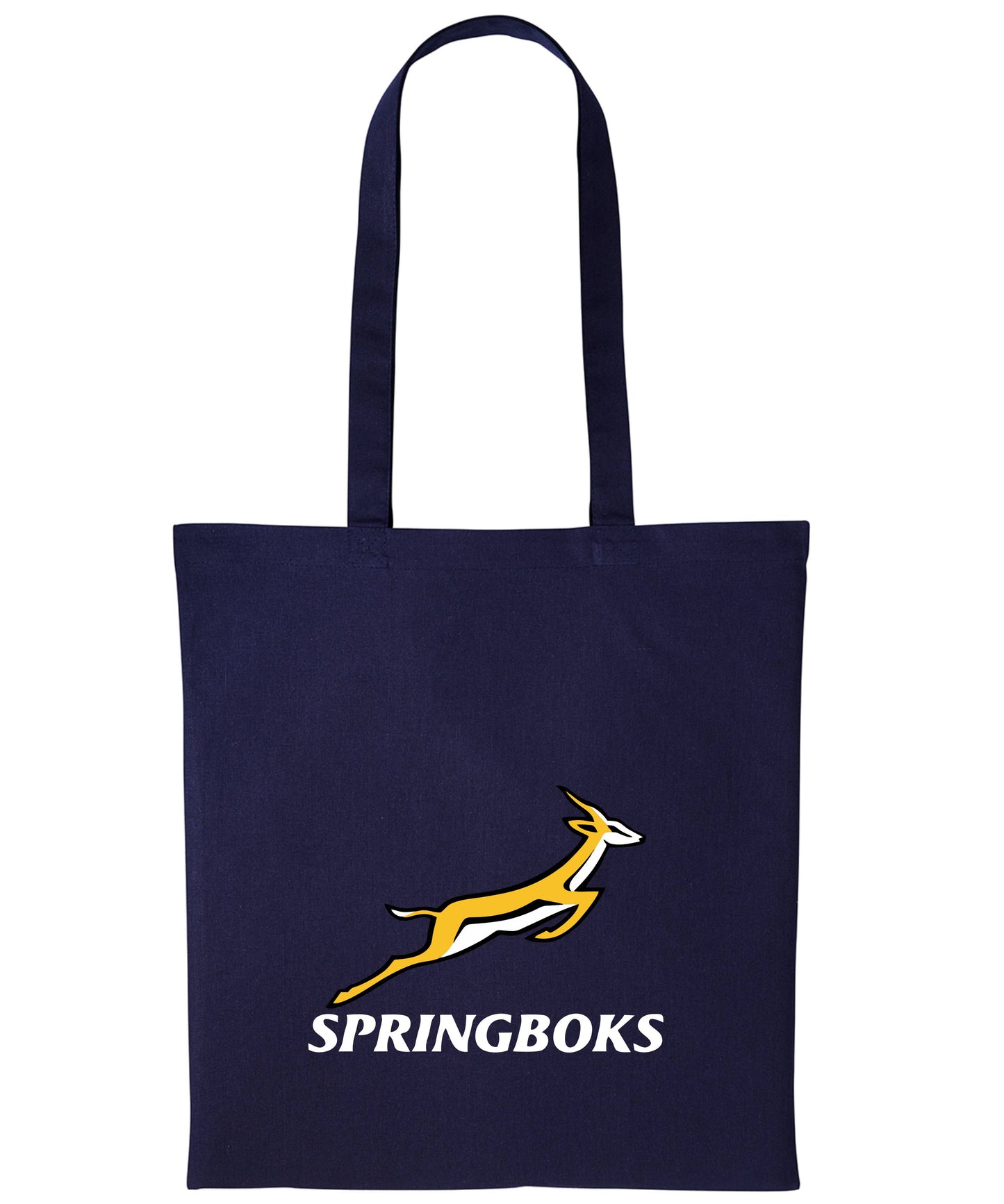 Long Handle Springboks Printed Tote Bag