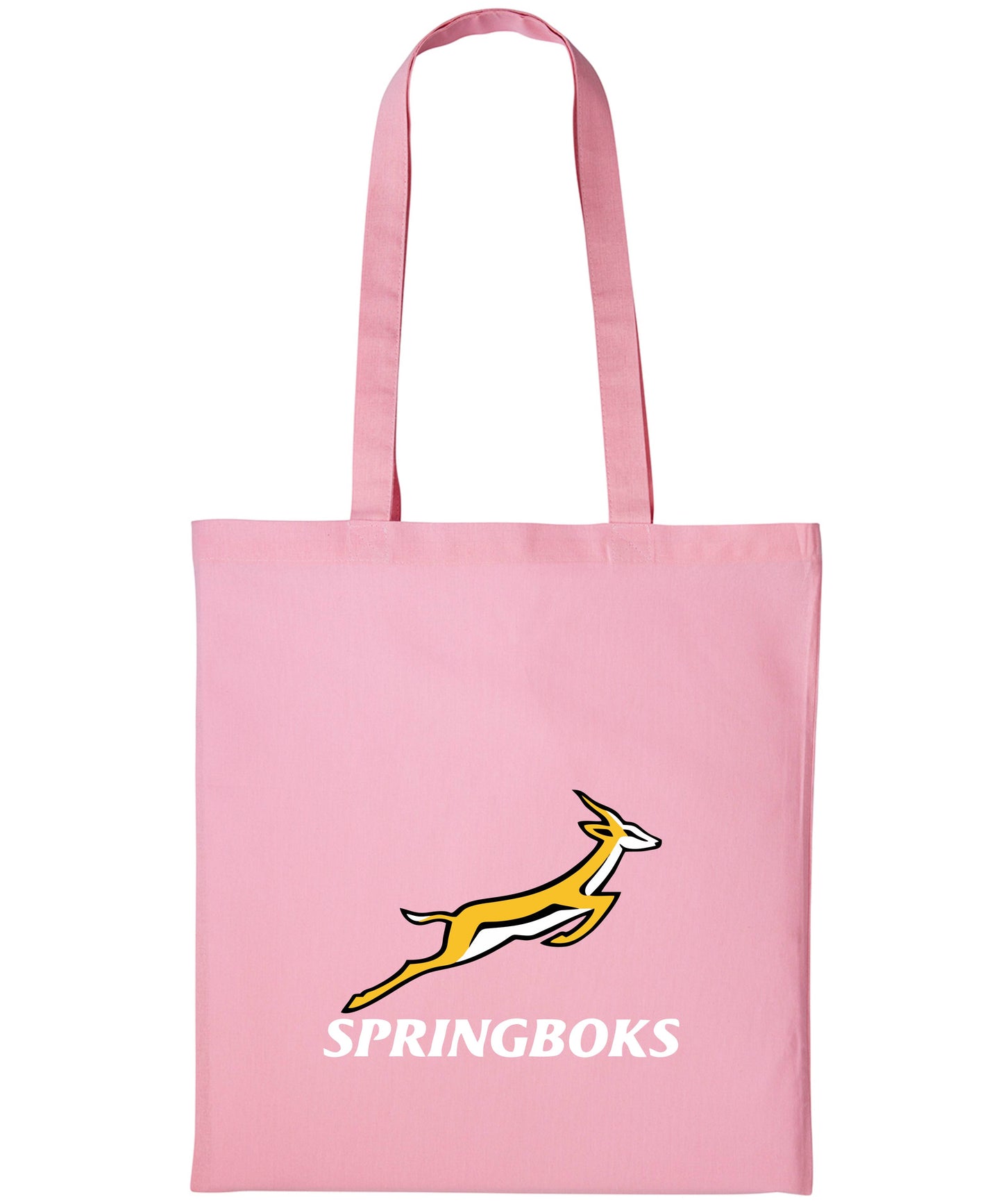 Long Handle Springboks Printed Tote Bag