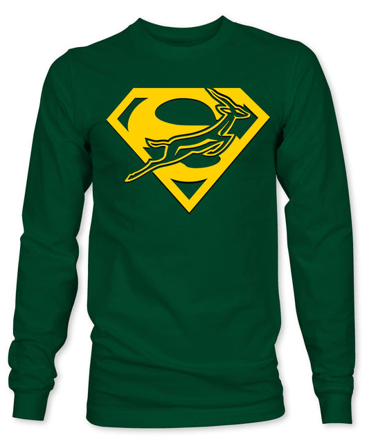 Mens Super Springboks Long Sleeve T-Shirt