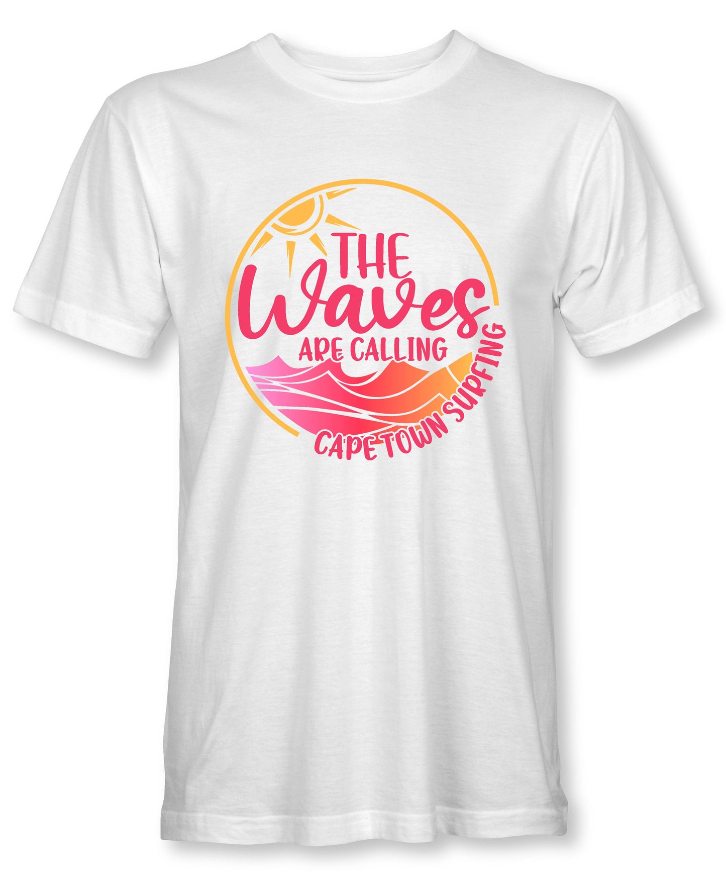 Mens Waves Calling Surfing T-Shirt