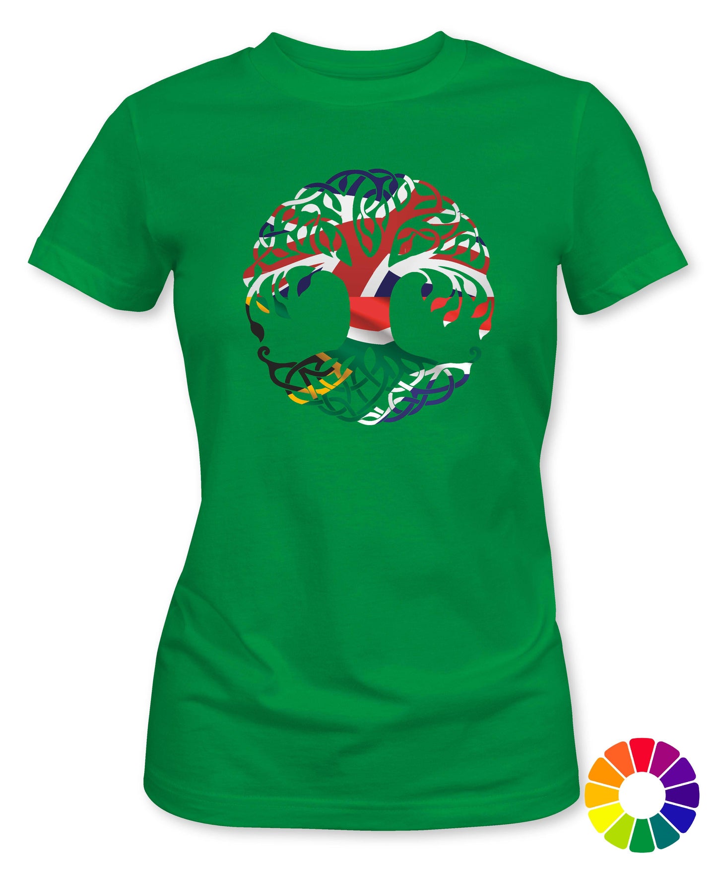 Ladies Fit SA/UK Tree of Life T-Shirt