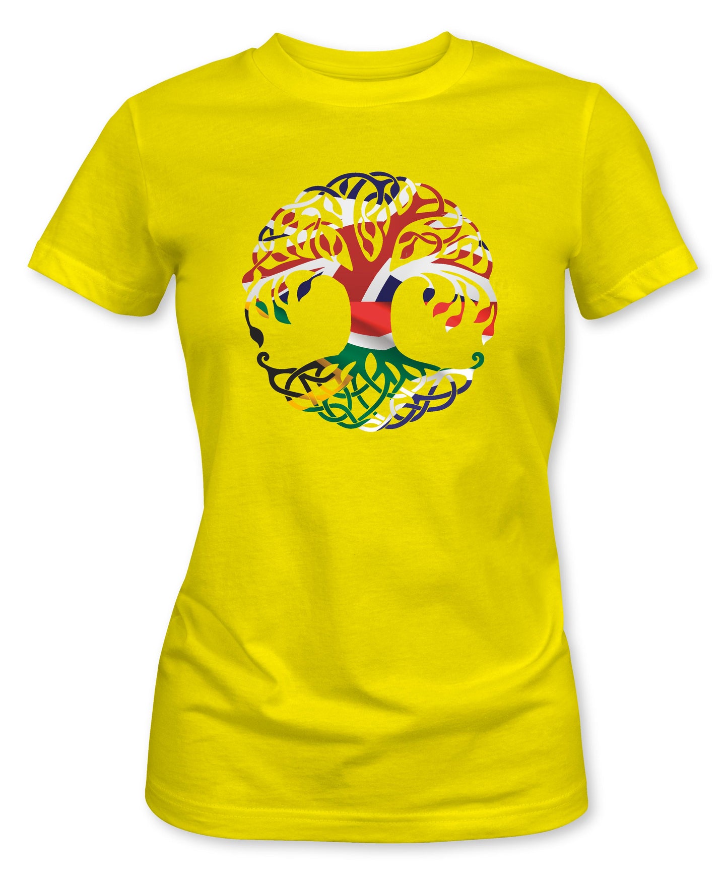 Ladies Fit SA/UK Tree of Life T-Shirt