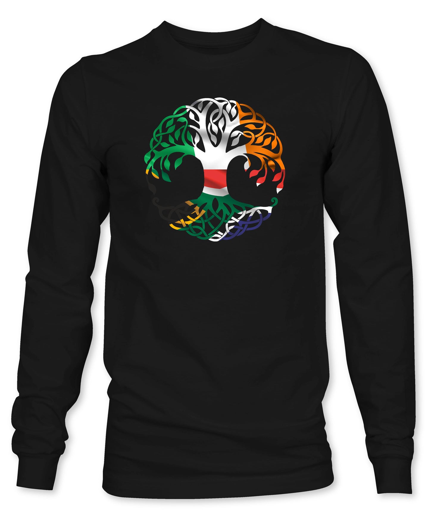 Unisex SA/IRE Dual Fingerprints Long Sleeve T-Shirt