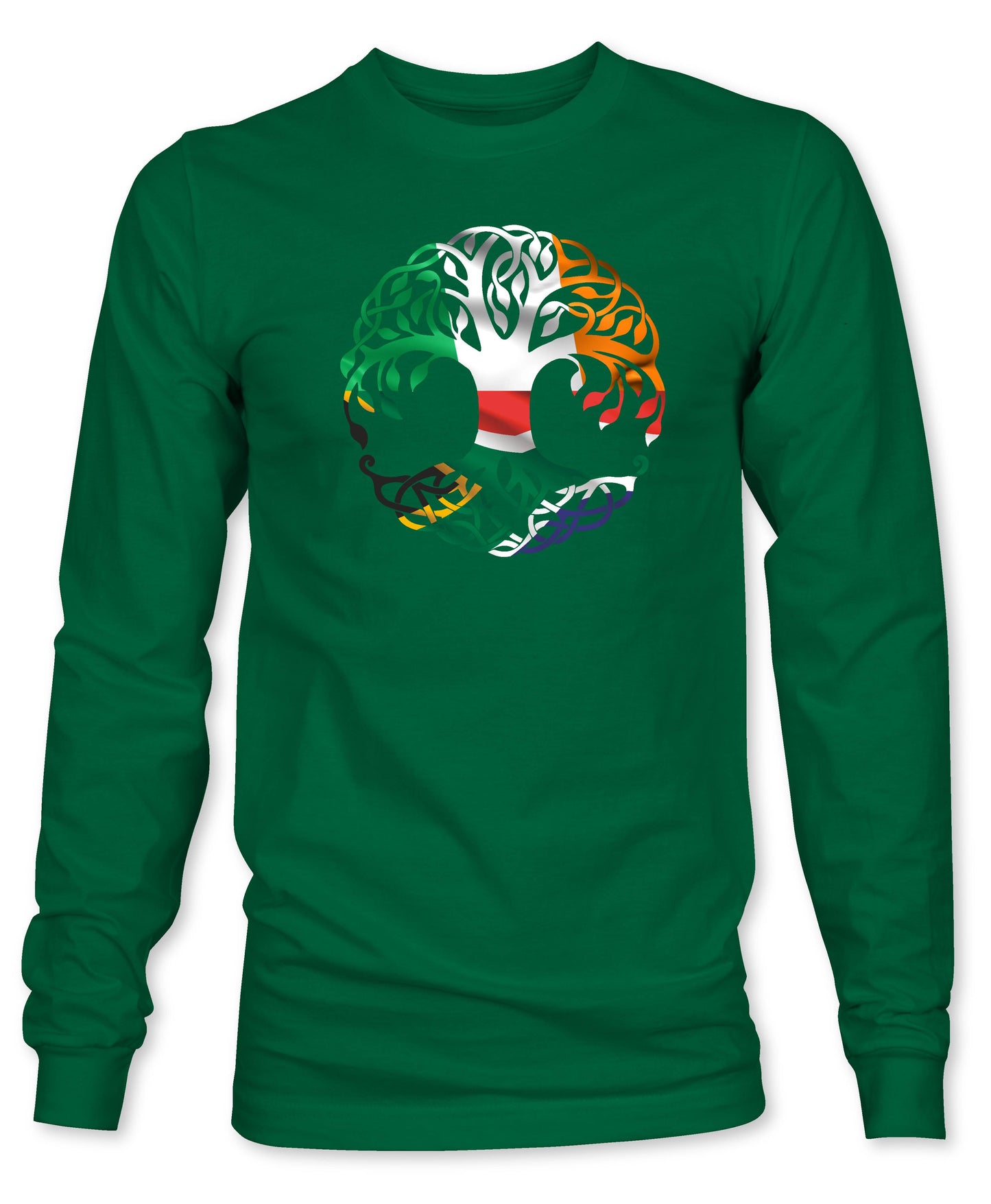 Unisex SA/IRE Dual Fingerprints Long Sleeve T-Shirt