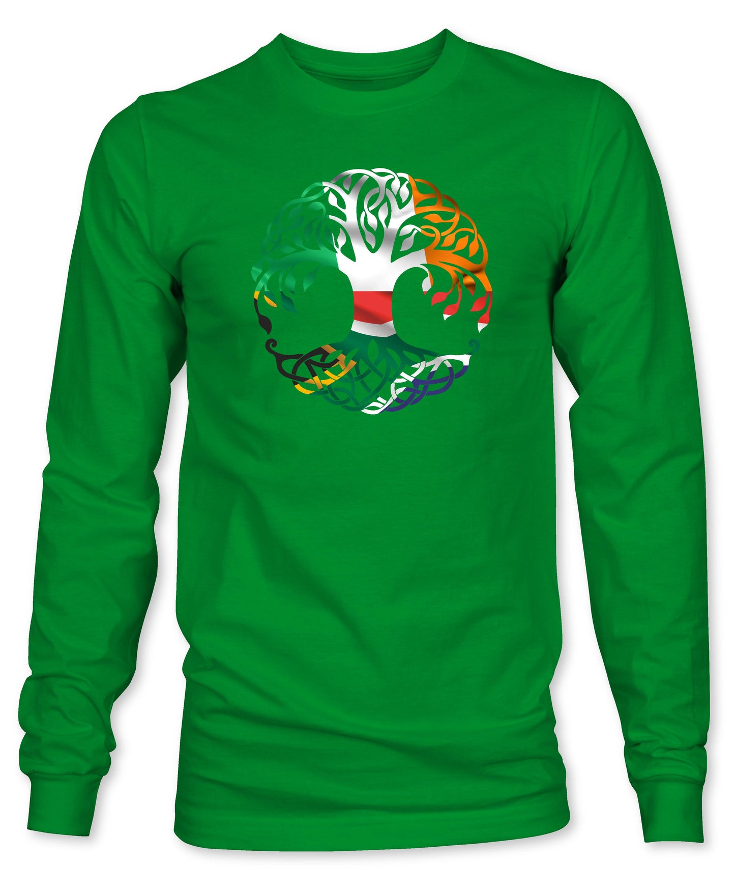 Unisex SA/IRE Dual Fingerprints Long Sleeve T-Shirt