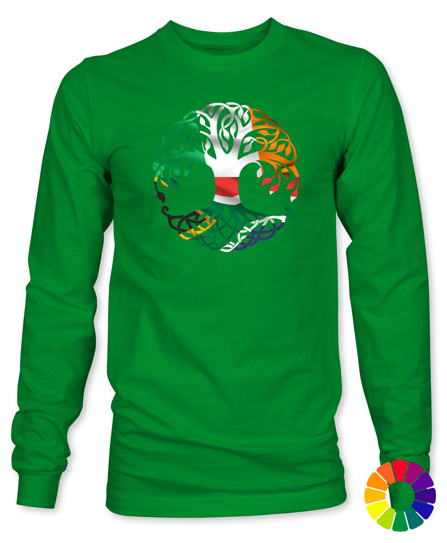 Unisex SA/IRE Dual Fingerprints Long Sleeve T-Shirt