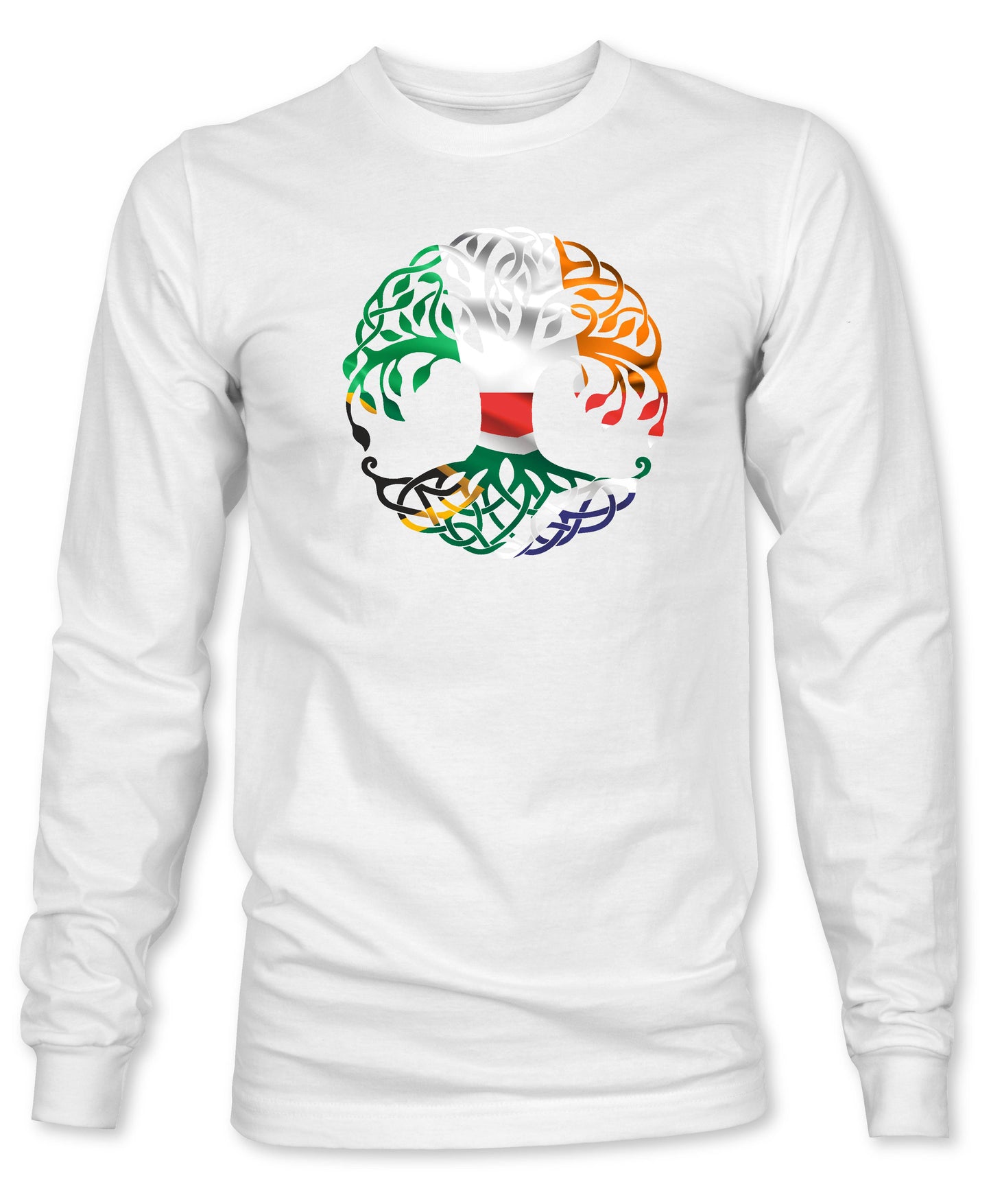 Unisex SA/IRE Dual Fingerprints Long Sleeve T-Shirt